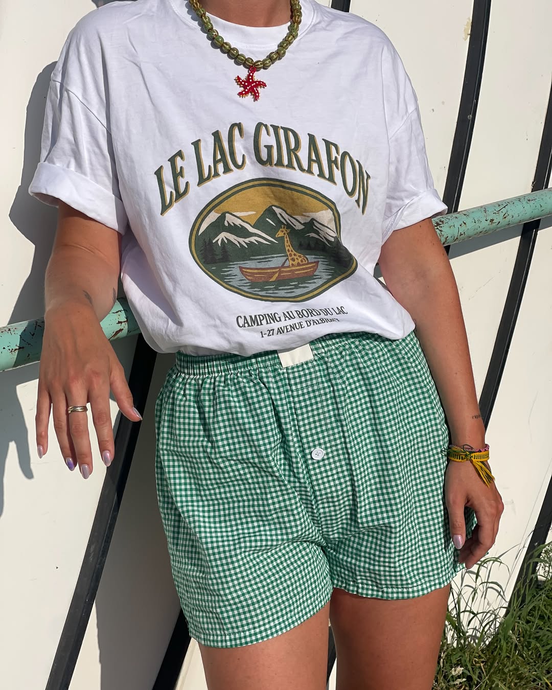 Tee-shirt Le Lac Girafon - Unisexe