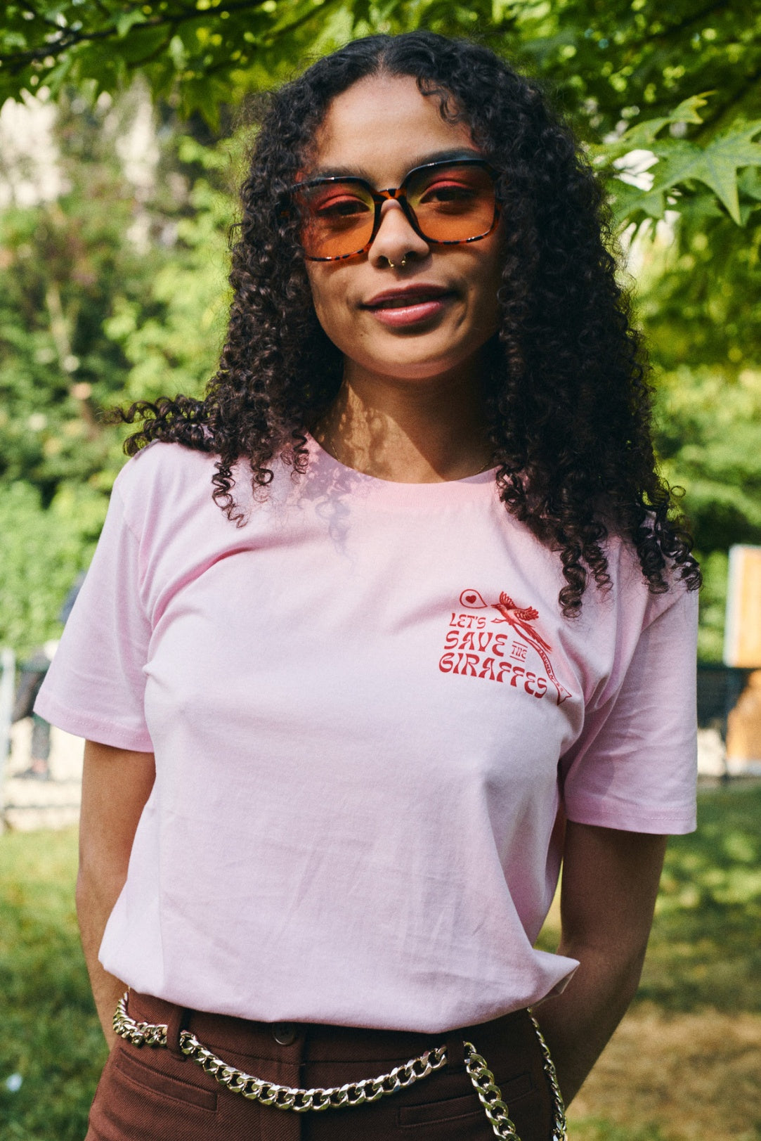 Tee-shirt Collab n°5 Rose - Coton Bio