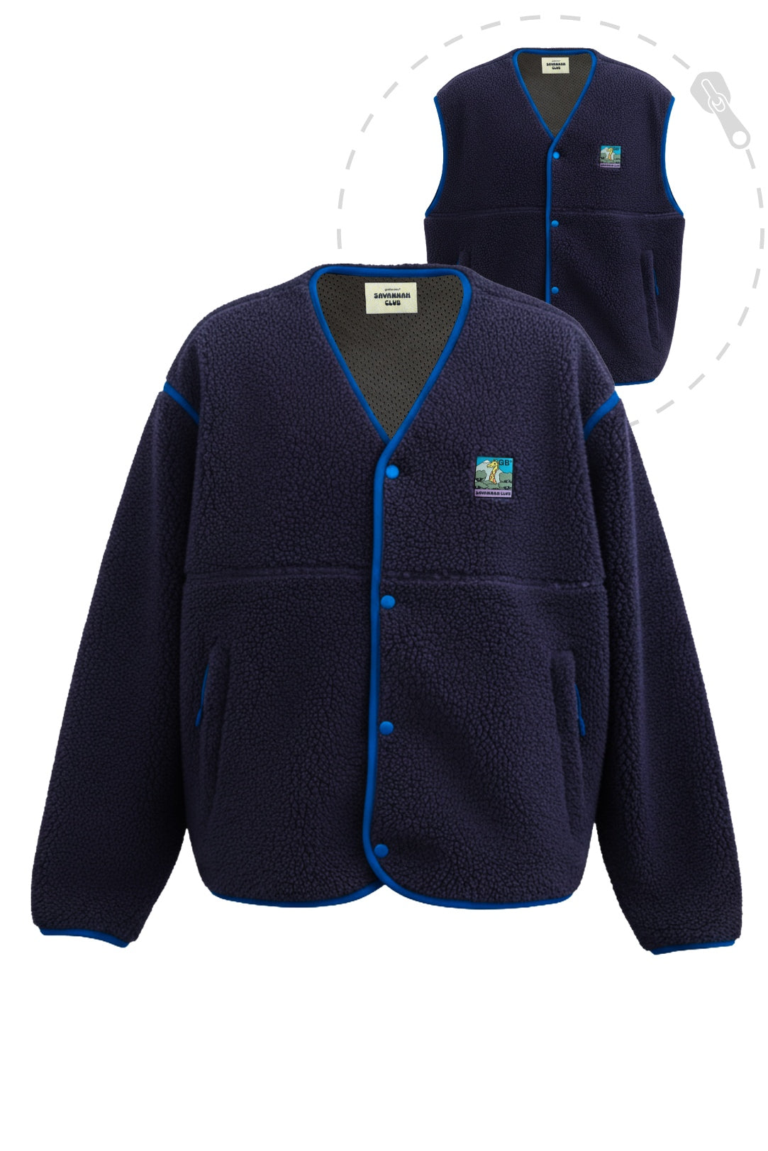 Polaire Snap 2-en-1 - Unisexe