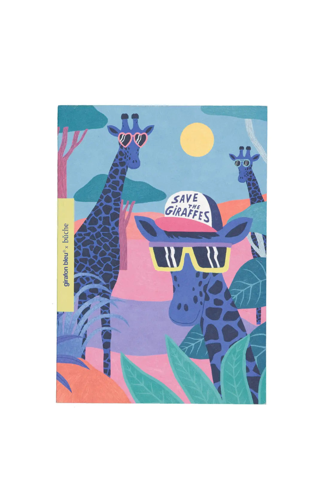 Le Notebook x Atelier Bûche girafon bleu