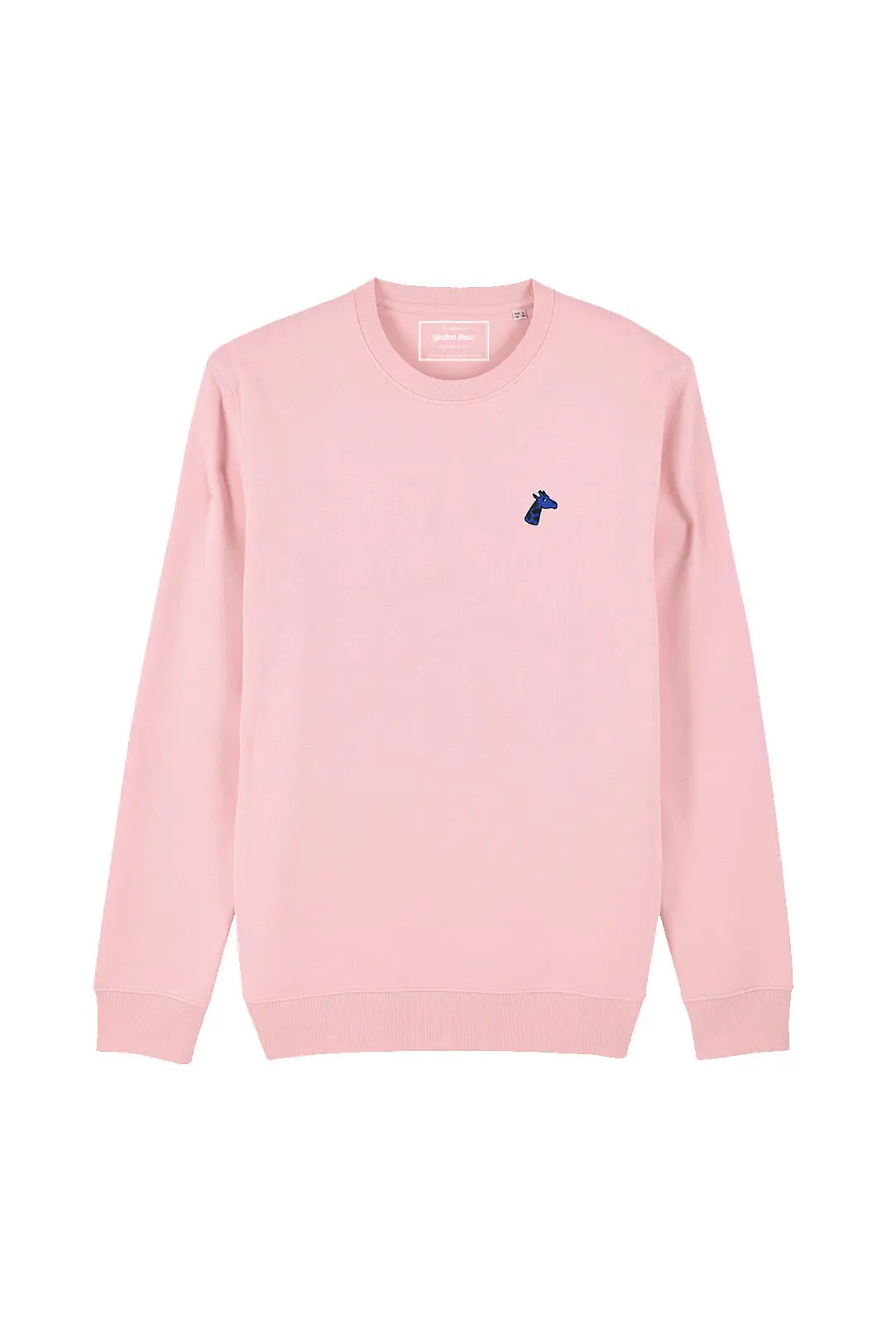 Sweat-shirt rose unisexe girafonbleu